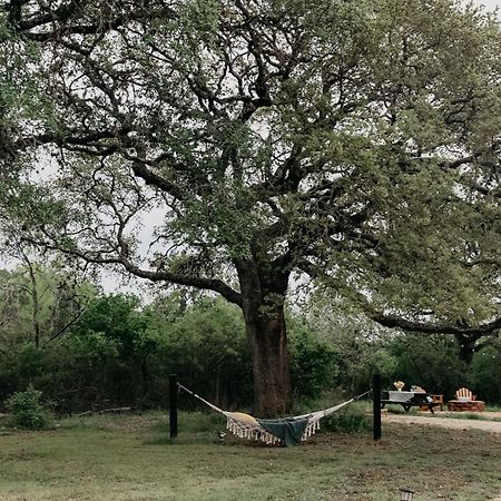 The Maverick: A-Frame W/ Hammock And Tree Top View 뉴 브라운펠스 외부 사진